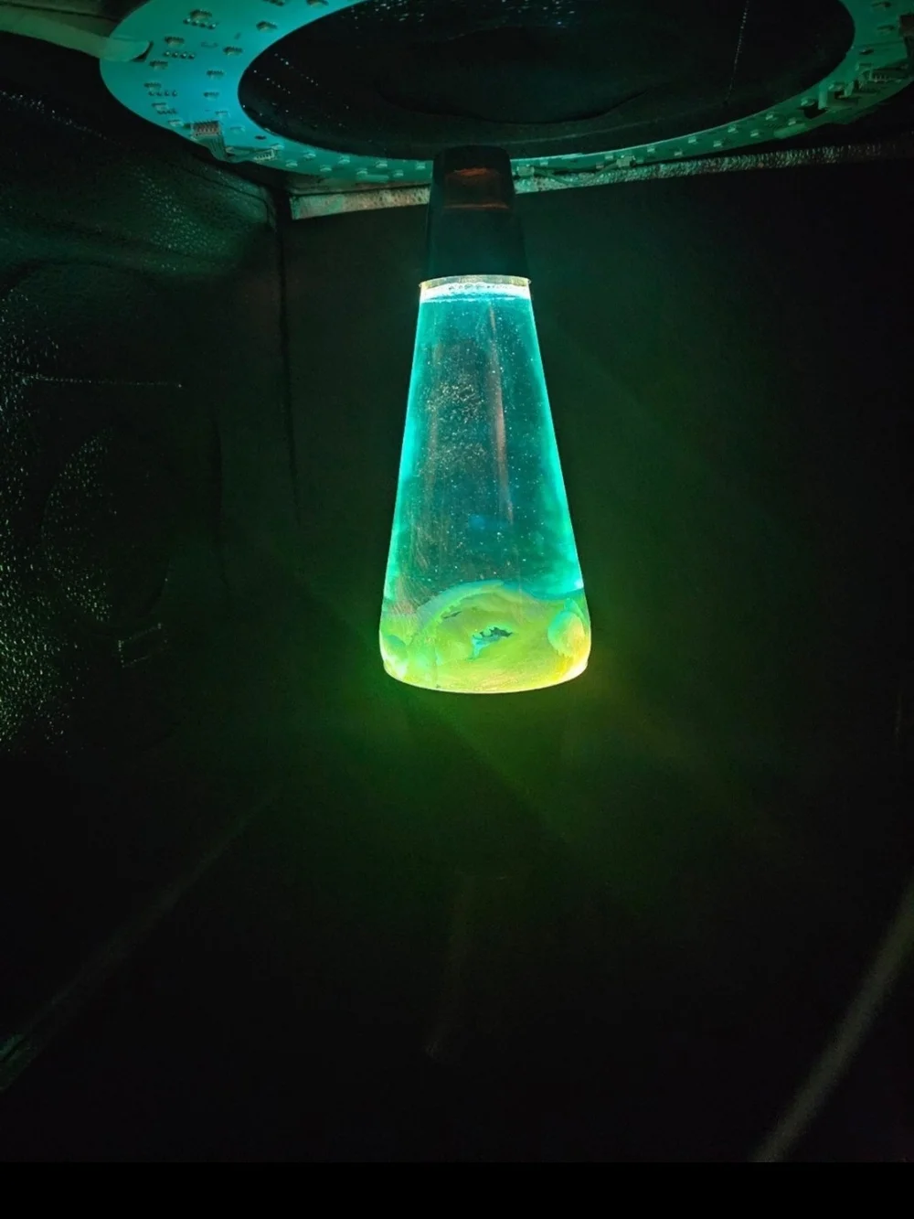 Lava Lamp Authentic, Unique Vintage Blue and Green Lava Lamp